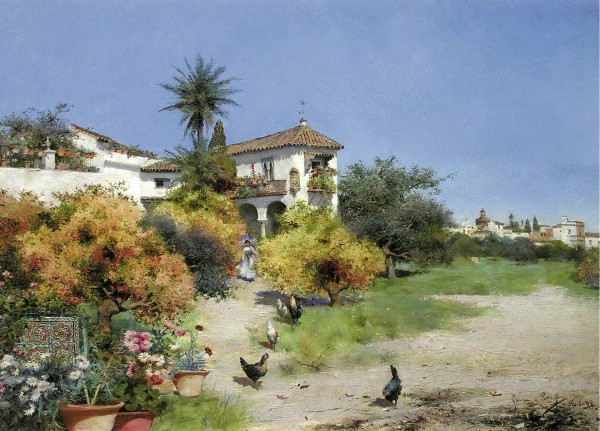 An afternoon stroll by Manuel Garcia y Rodriguez